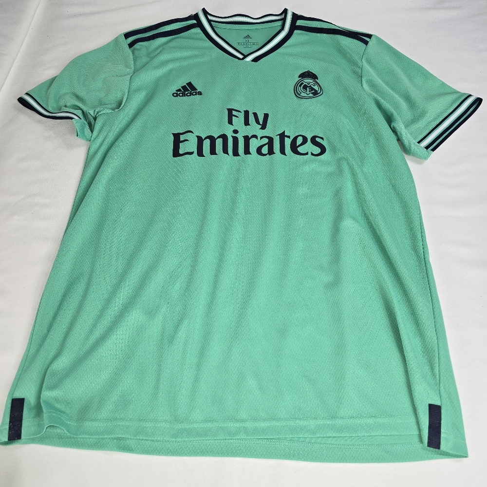 Adidas Real Madrid 2019/2020 Replica soccer jersey light green Men's Size XL